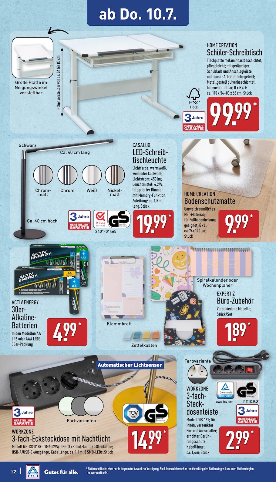 Aldi Aldi Nord Prospekt ab Montag Seite 22