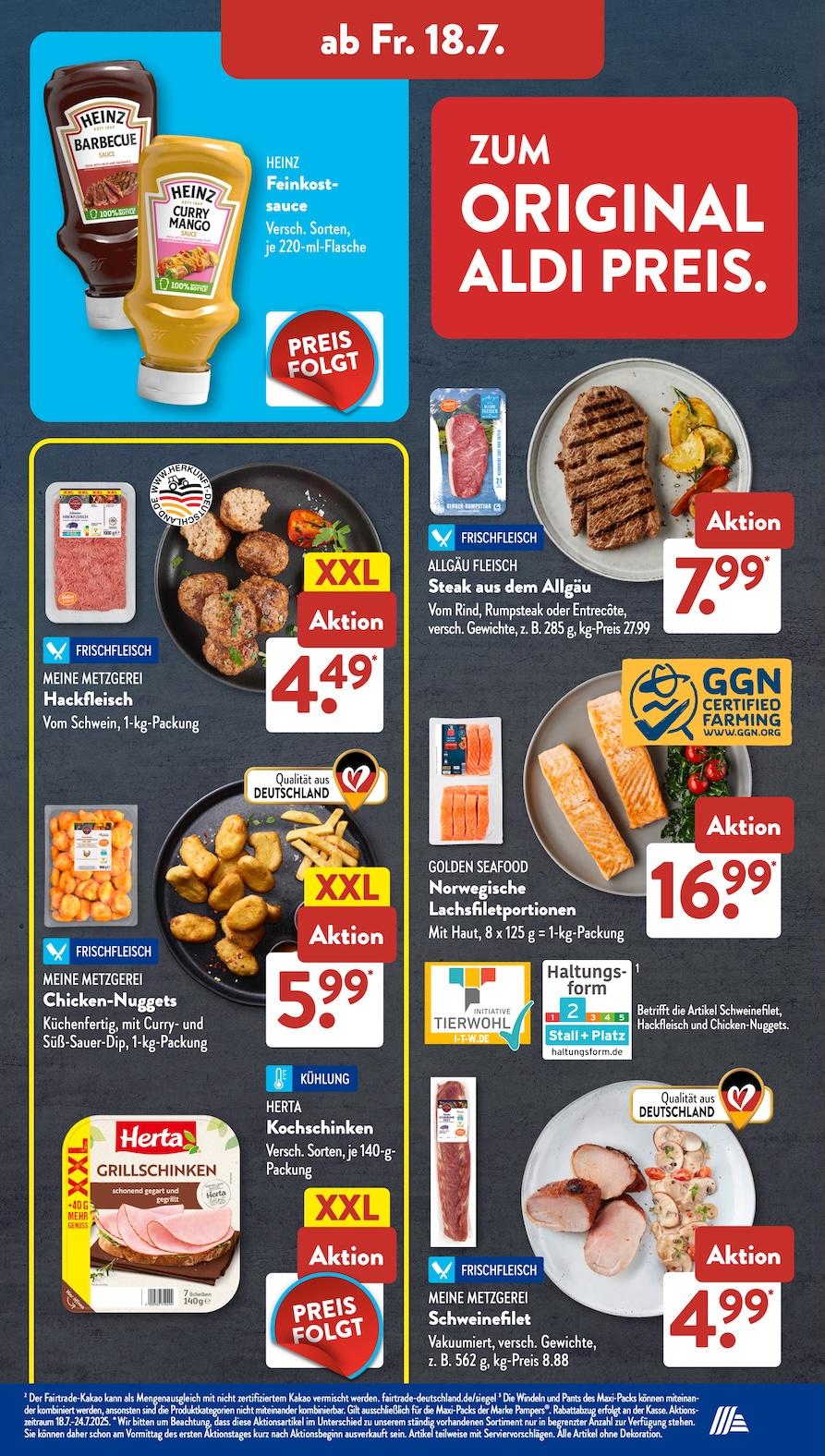 Aldi Aldi Süd Prospekt ab Montag Seite 17