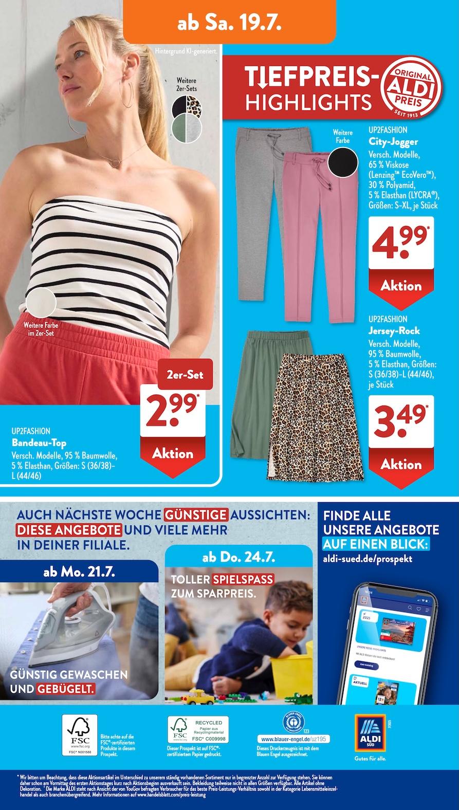 Aldi Aldi Süd Prospekt ab Montag Seite 20