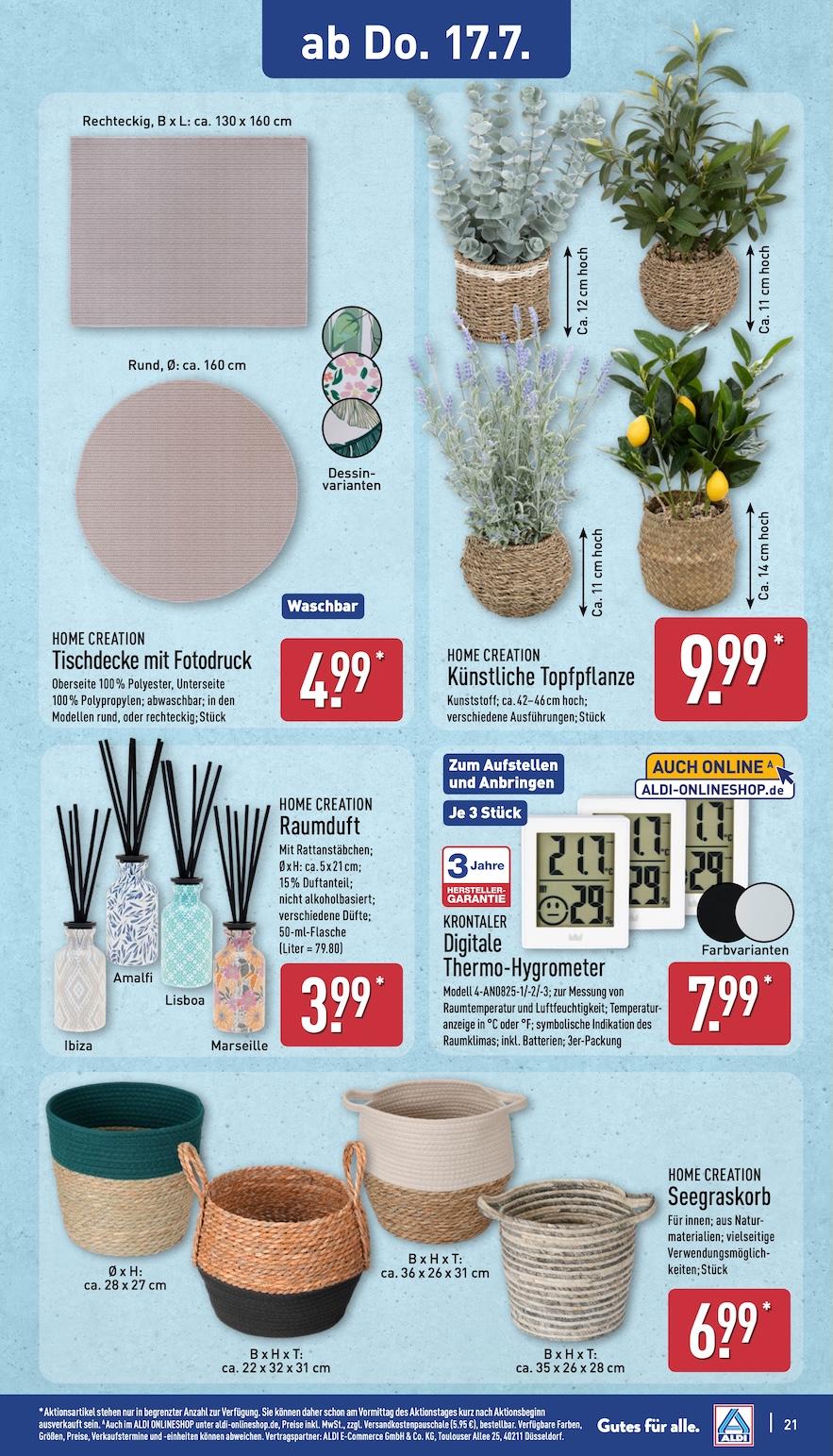 Aldi Aldi Nord Prospekt ab Montag Seite 21