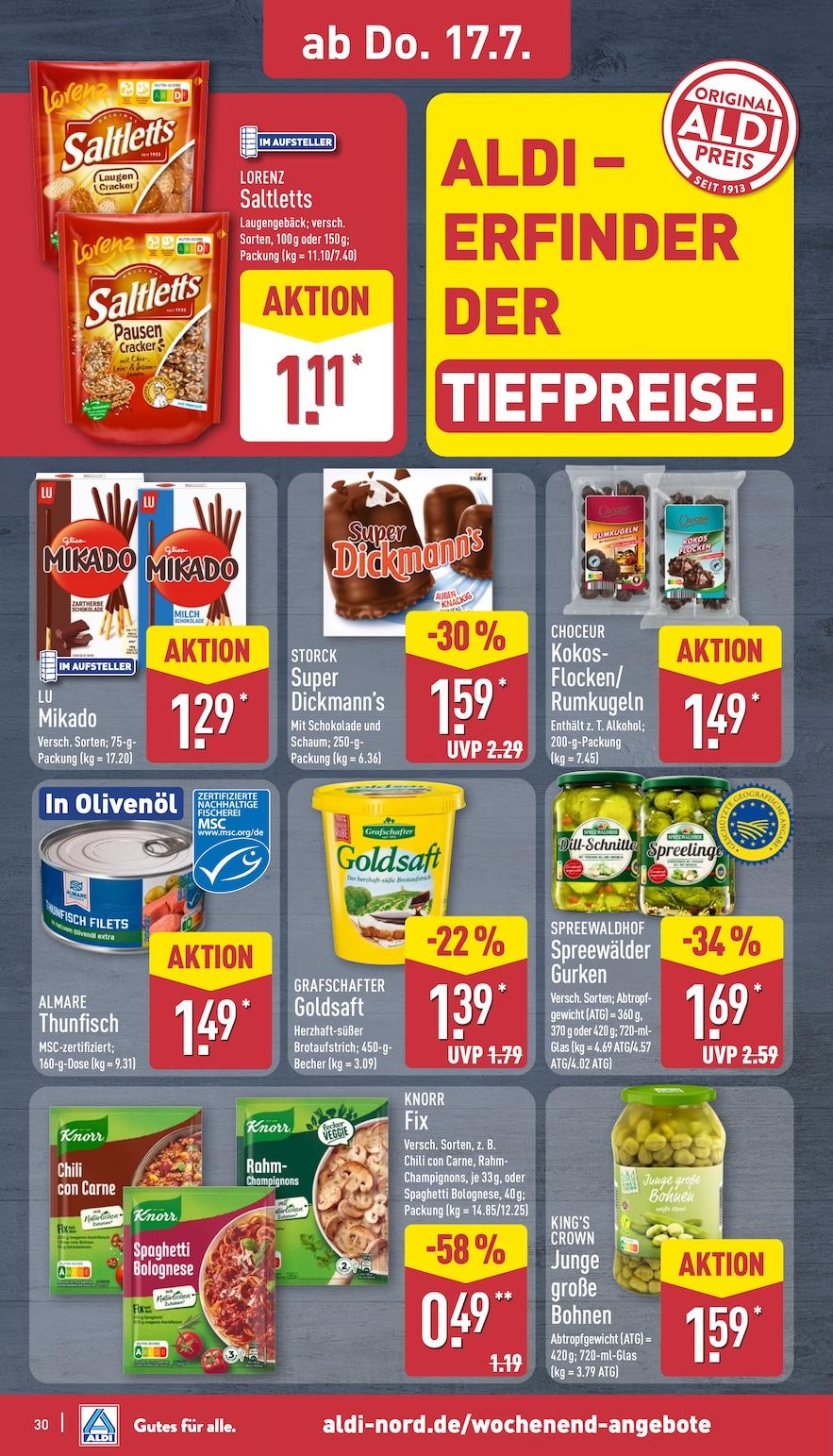 Aldi Aldi Nord Prospekt ab Montag Seite 30