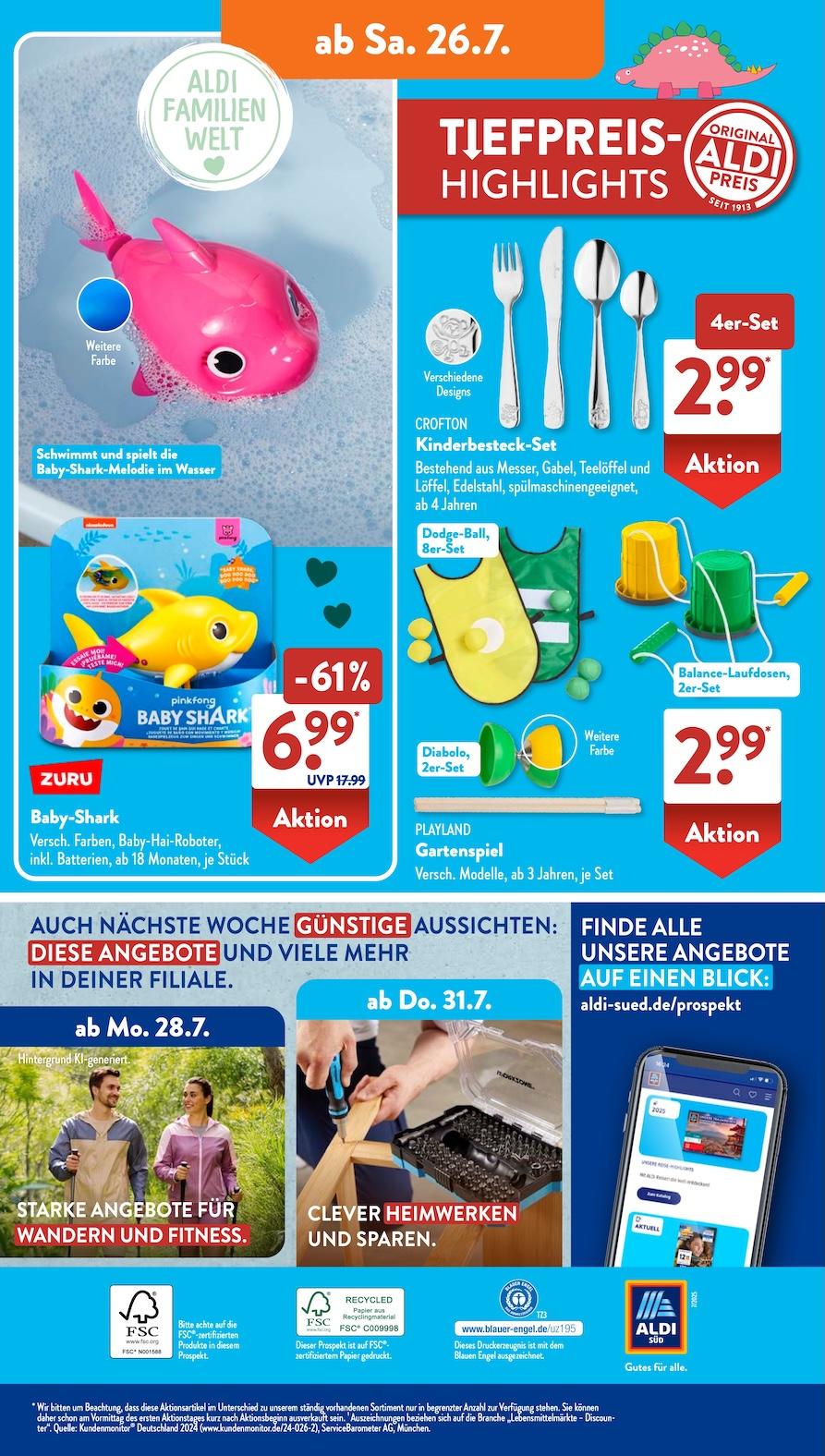 Aldi Aldi Süd Prospekt ab Montag Seite 20