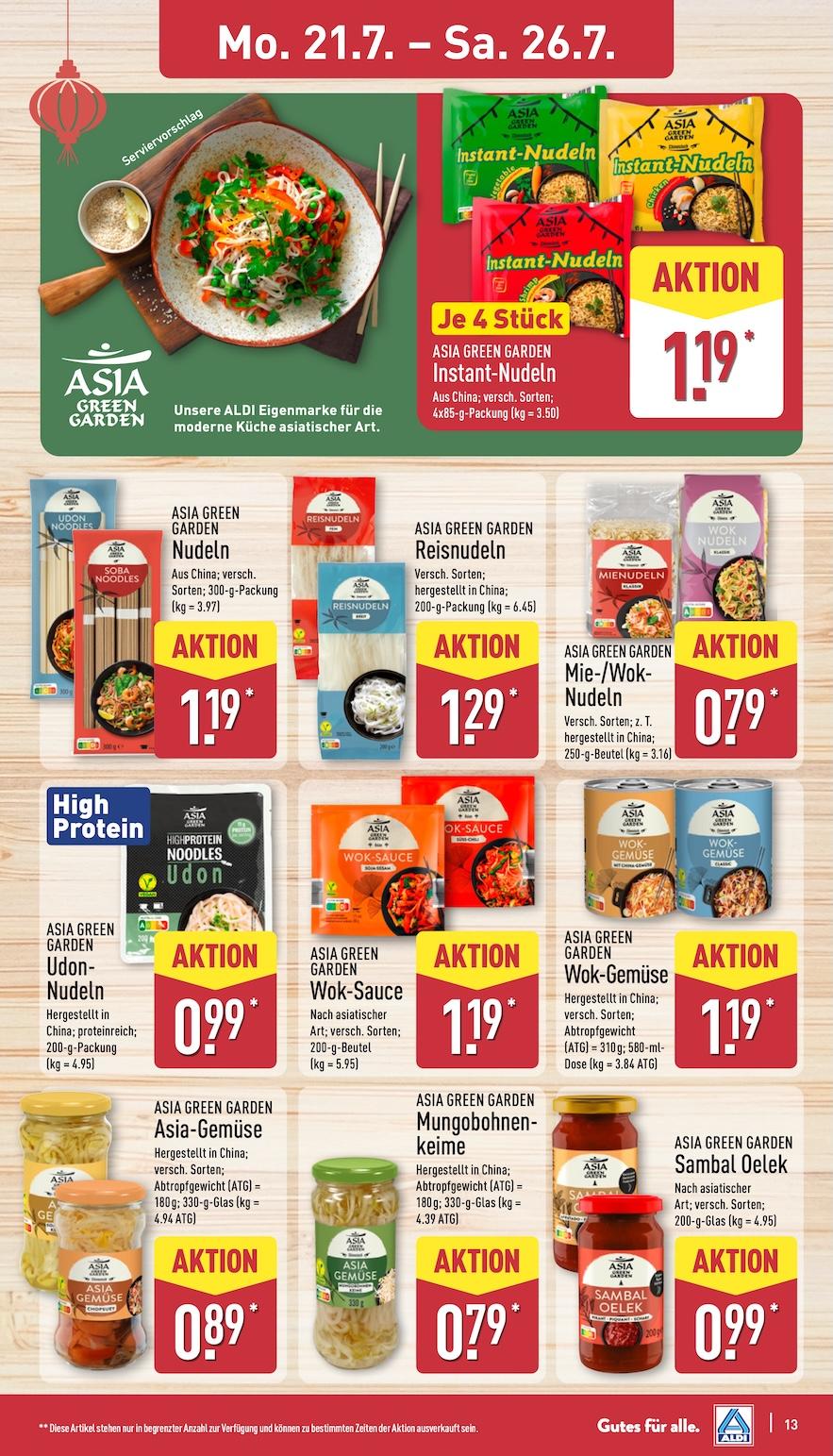 Aldi Aldi Nord Prospekt ab Montag Seite 13