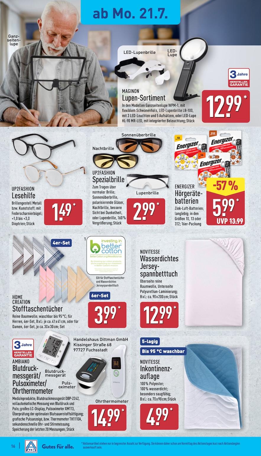 Aldi Aldi Nord Prospekt ab Montag Seite 16