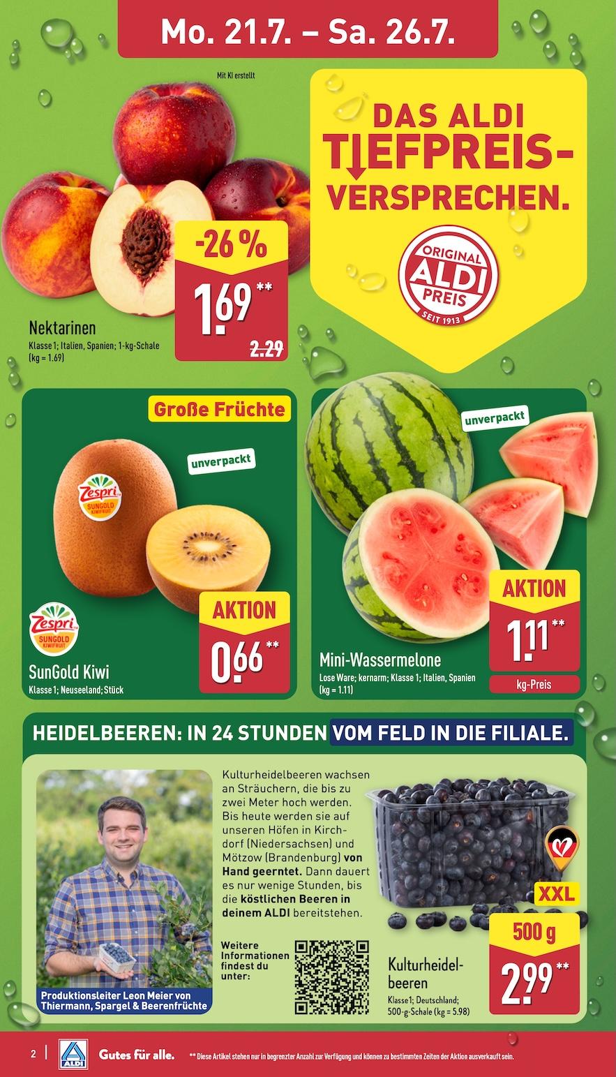 Aldi Aldi Nord Prospekt ab Montag Seite 2