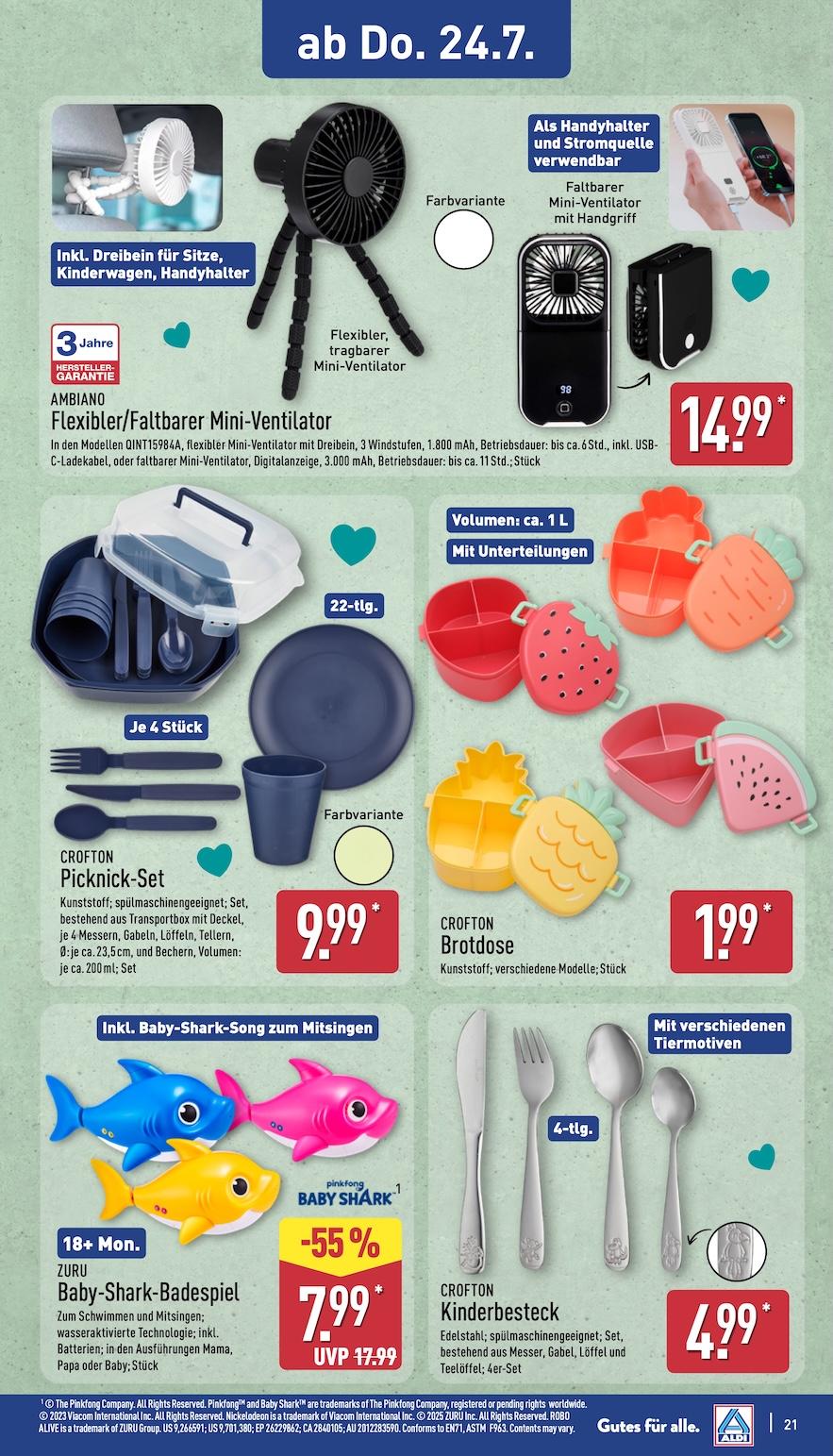 Aldi Aldi Nord Prospekt ab Montag Seite 21
