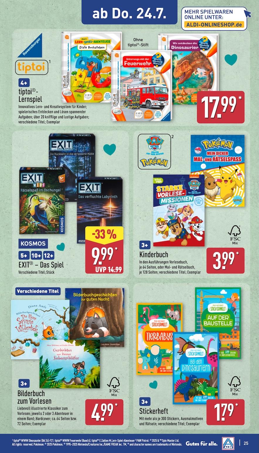 Aldi Aldi Nord Prospekt ab Montag Seite 25