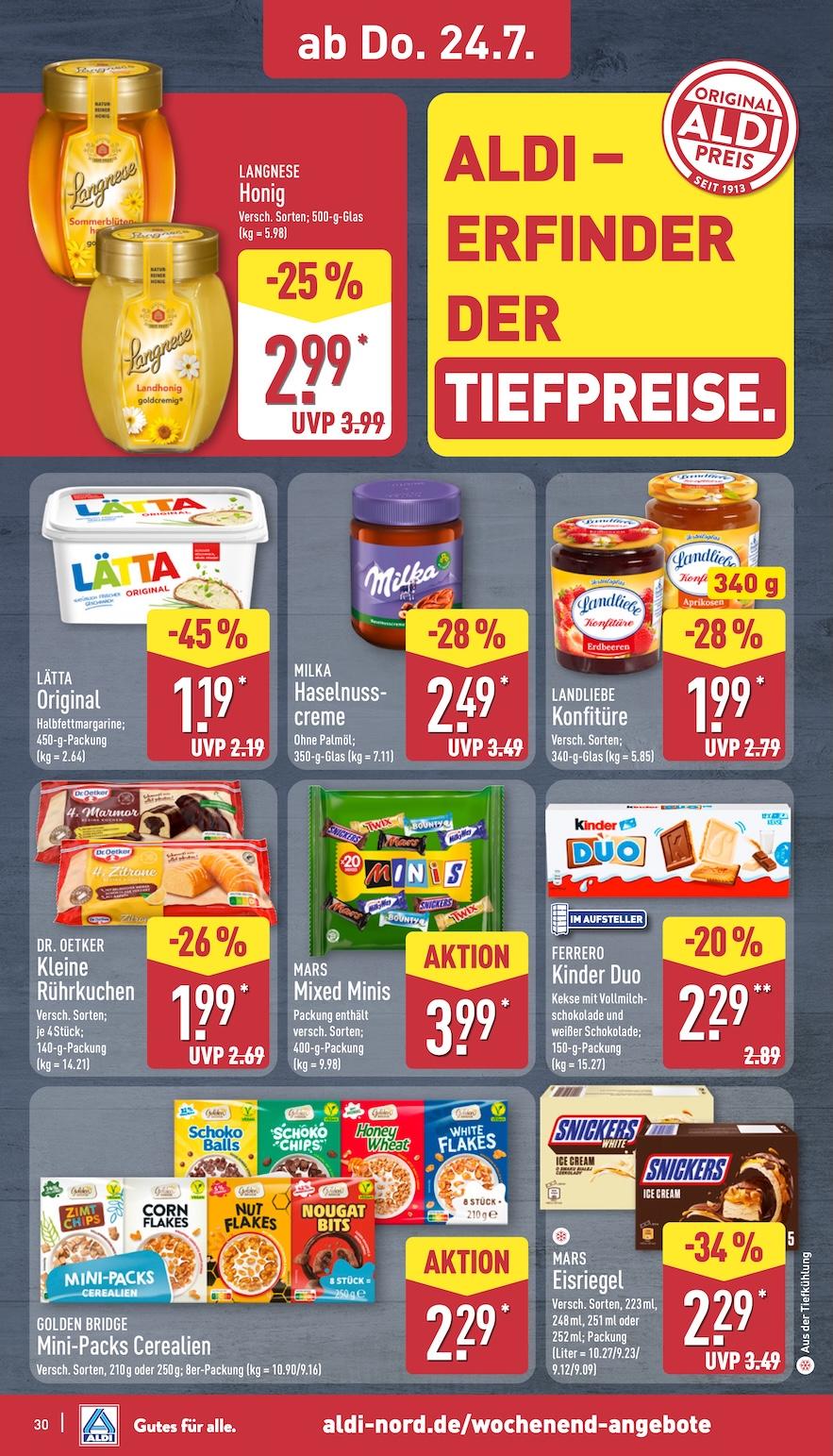 Aldi Aldi Nord Prospekt ab Montag Seite 30