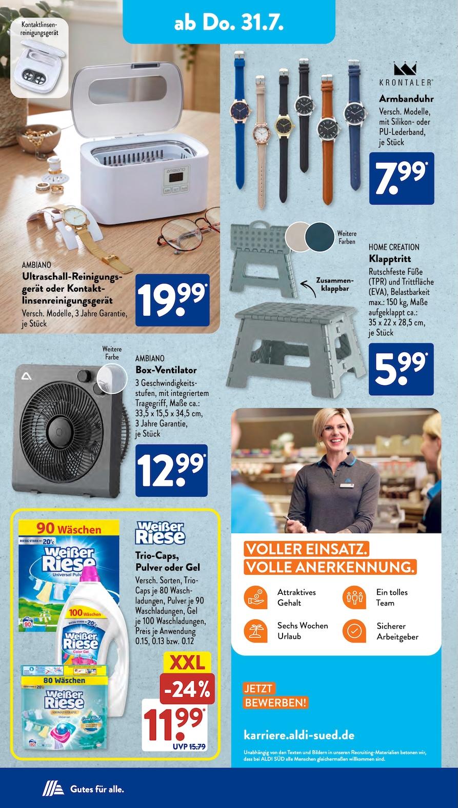 Aldi Aldi Süd Prospekt ab Montag Seite 12