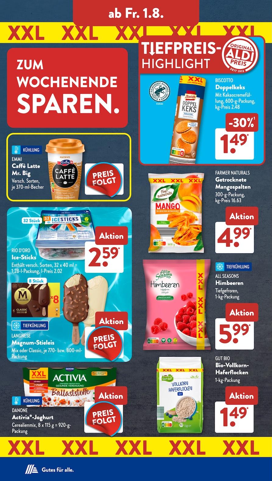 Aldi Aldi Süd Prospekt ab Montag Seite 16