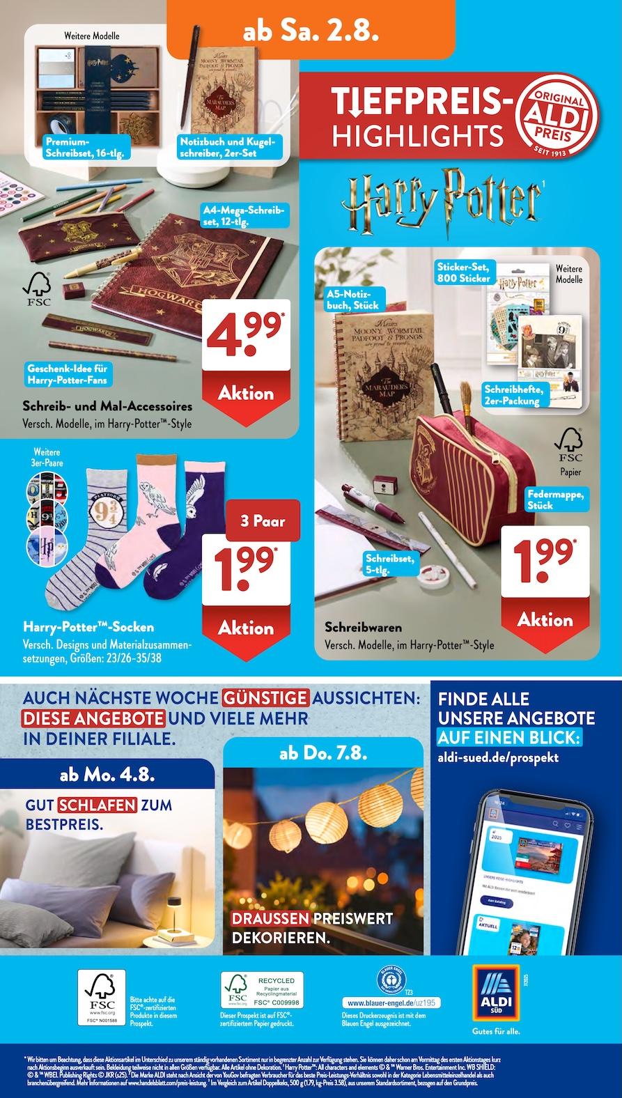 Aldi Aldi Süd Prospekt ab Montag Seite 20