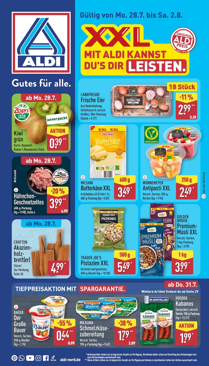 Aldi Aldi Nord Prospekt ab Montag Seite 1