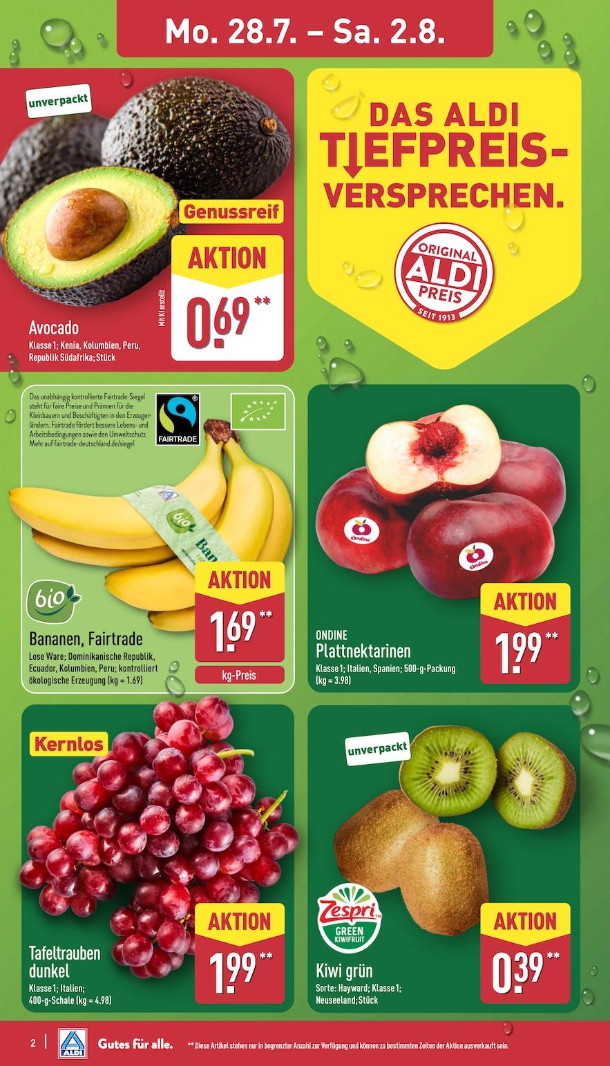 Aldi Aldi Nord Prospekt ab Montag Seite 2