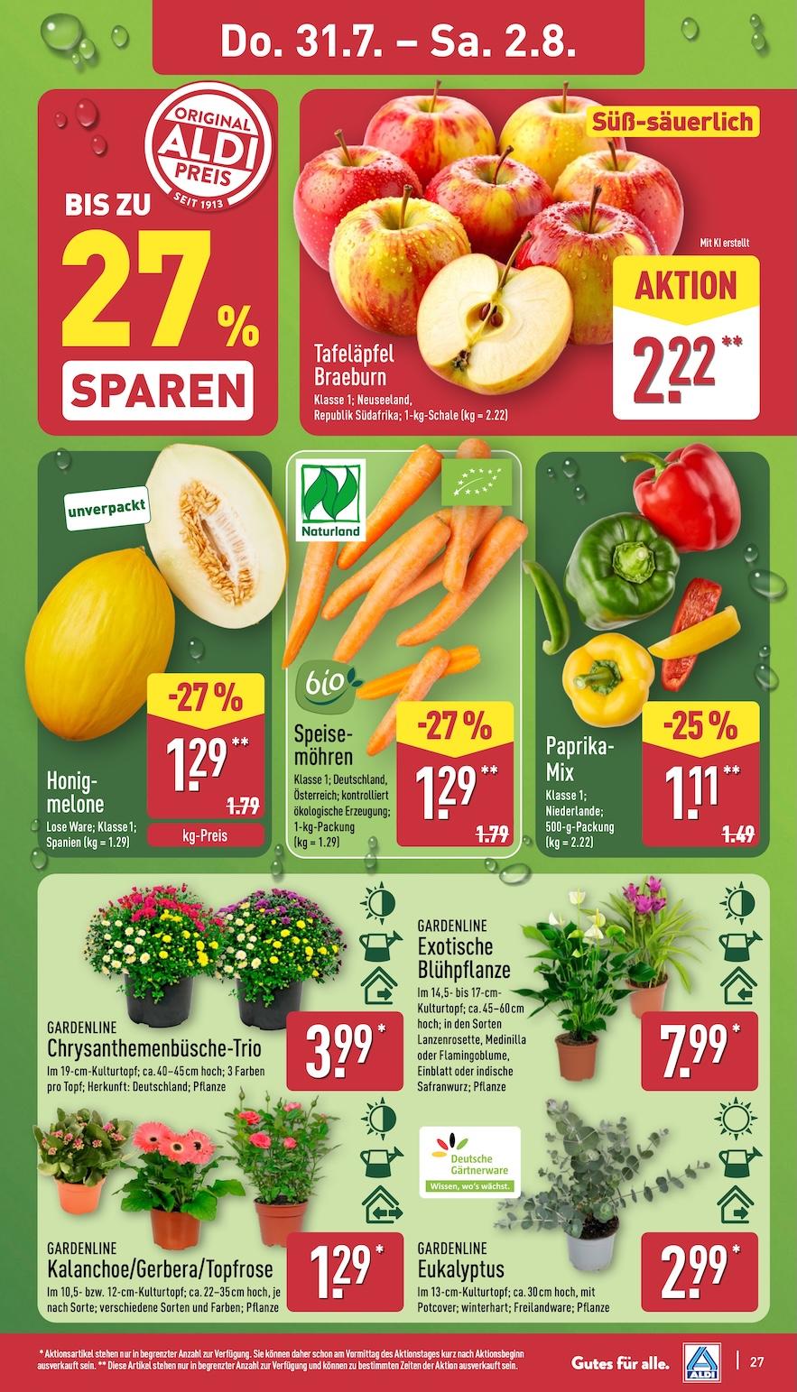 Aldi Aldi Nord Prospekt ab Montag Seite 27