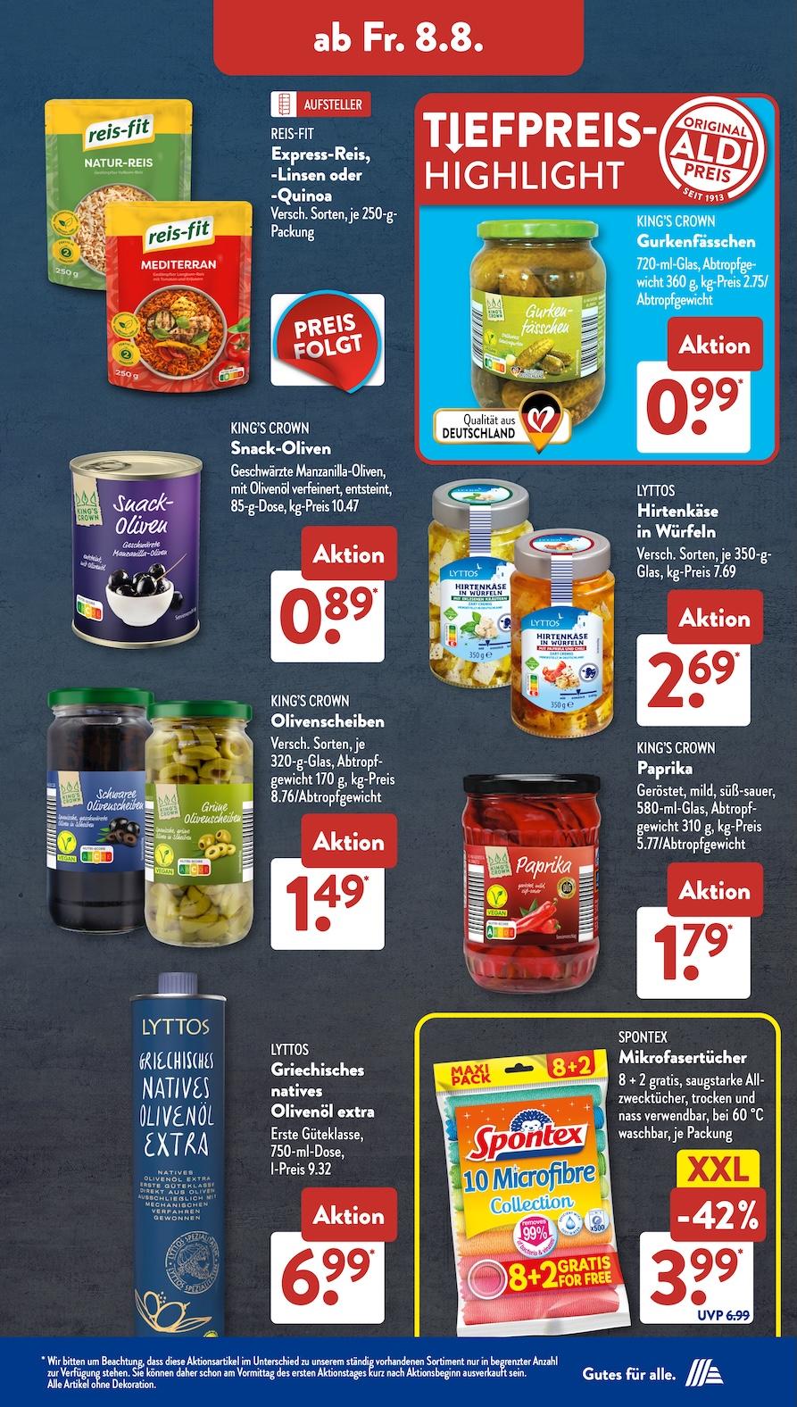 Aldi Aldi Süd Prospekt ab Montag Seite 15