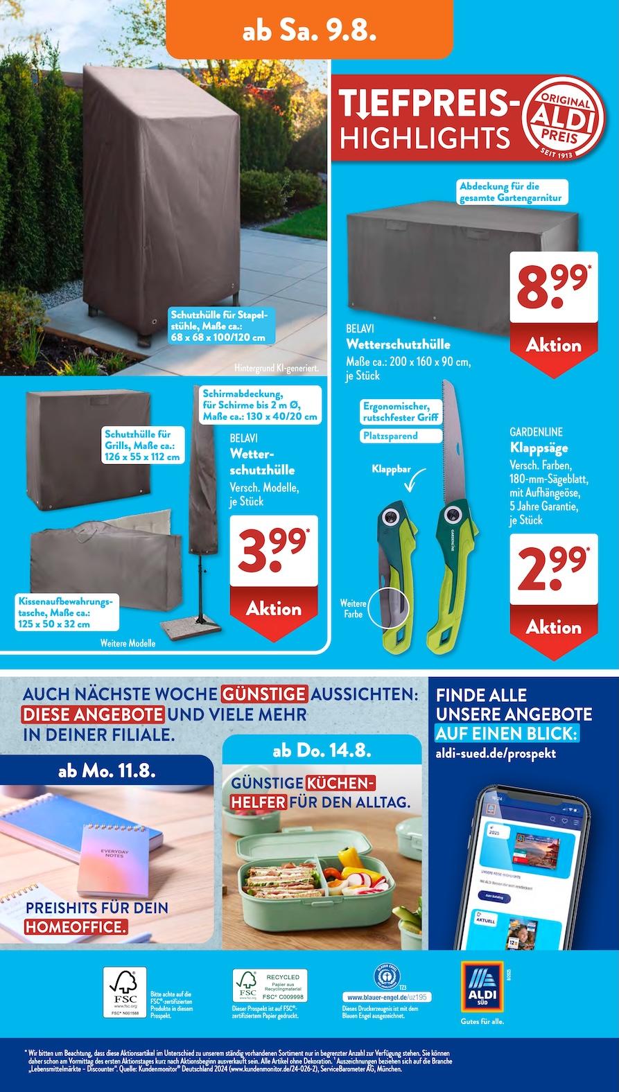 Aldi Aldi Süd Prospekt ab Montag Seite 19