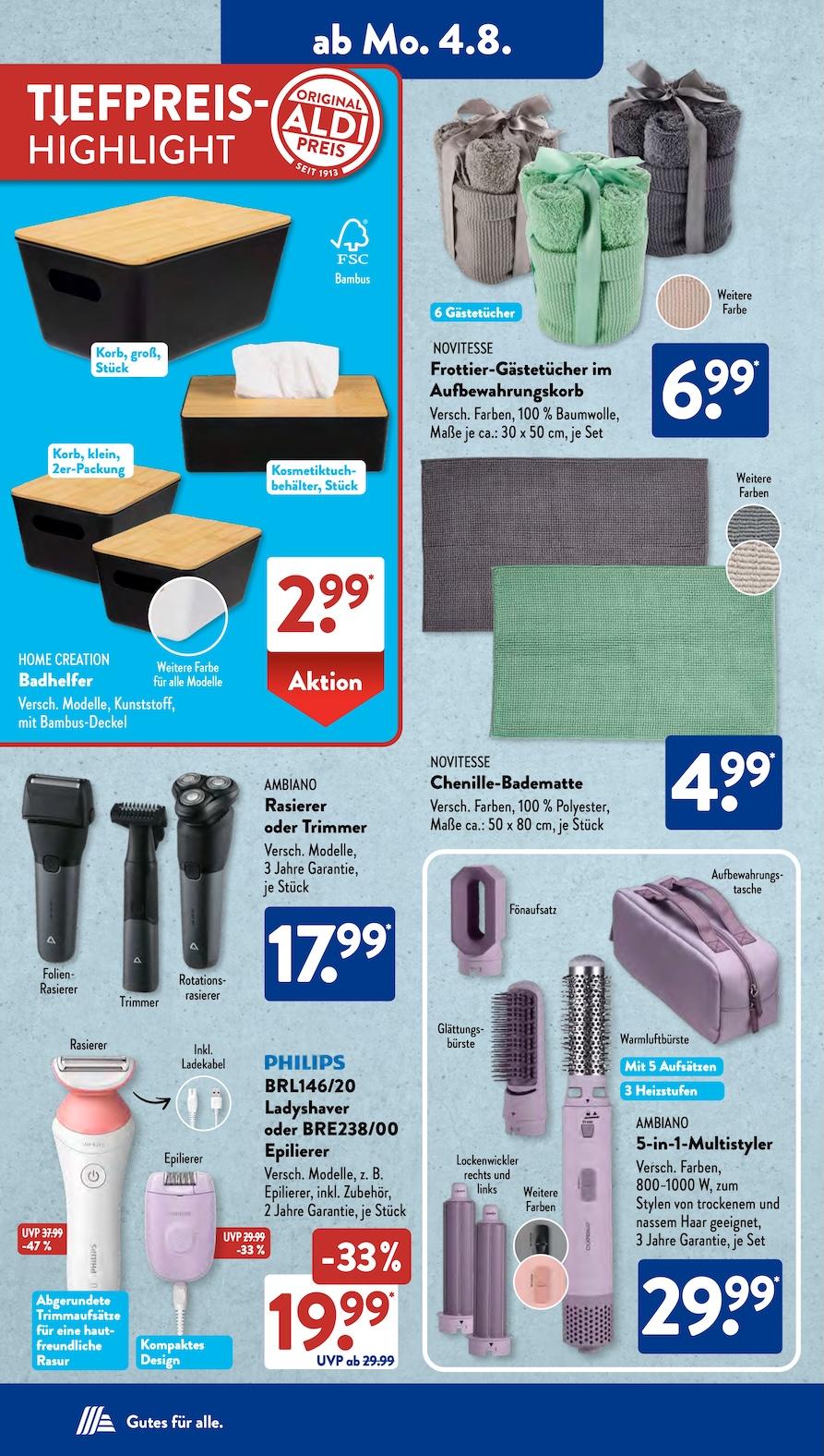 Aldi Aldi Süd Prospekt ab Montag Seite 4