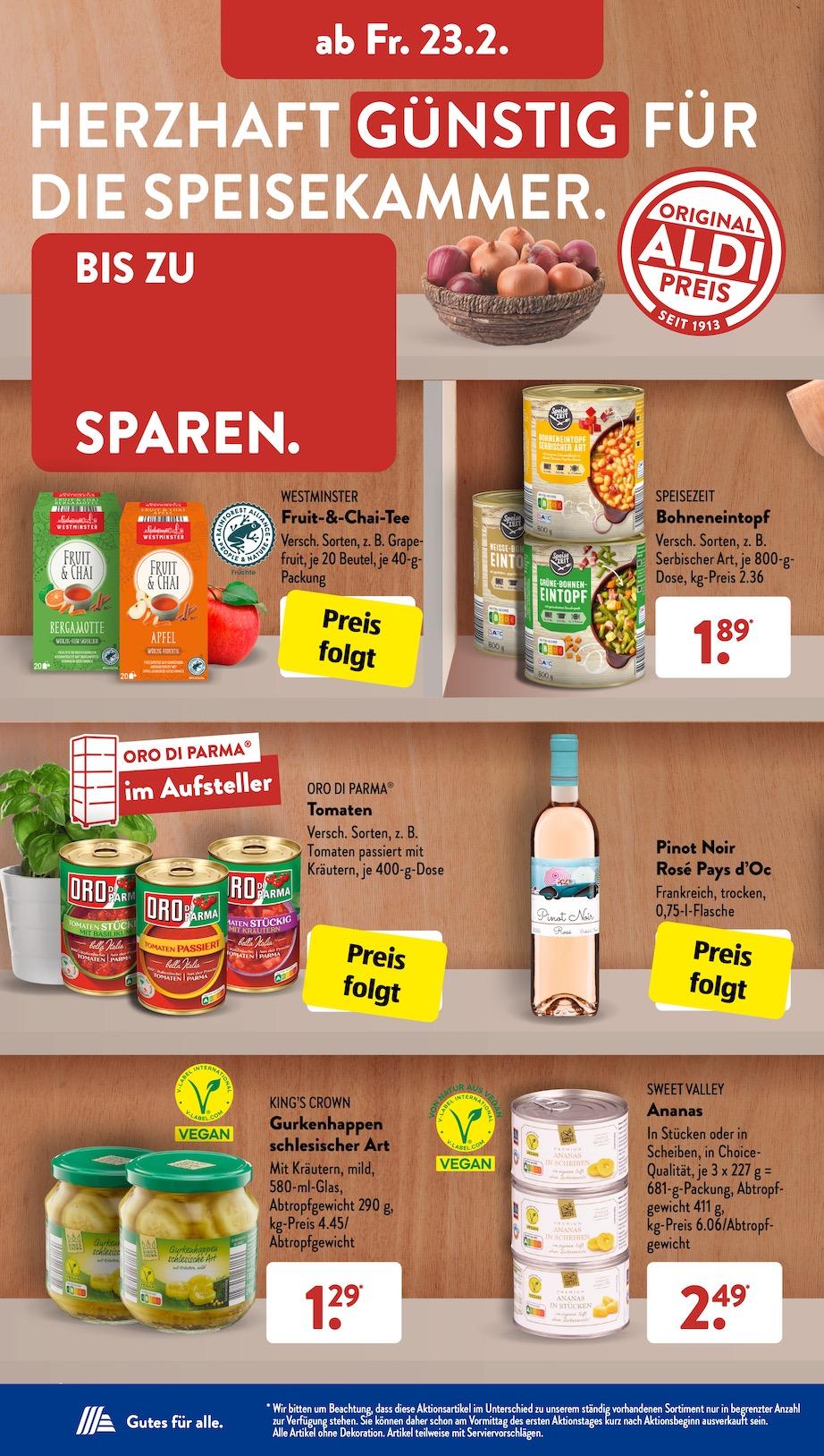 Aldi Aldi Süd Prospekt ab Montag Seite 23
