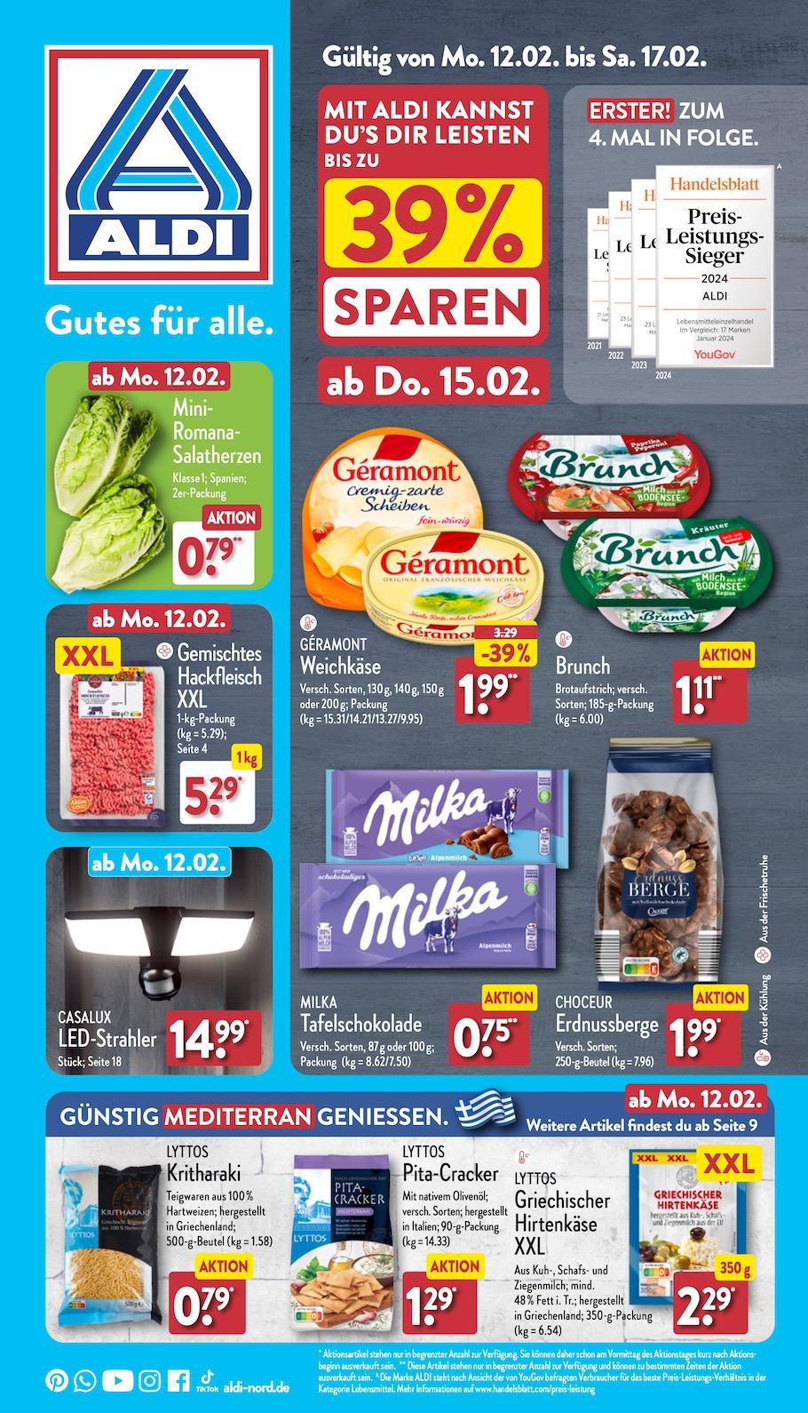 Aldi Aldi Nord Prospekt ab Montag Seite 1