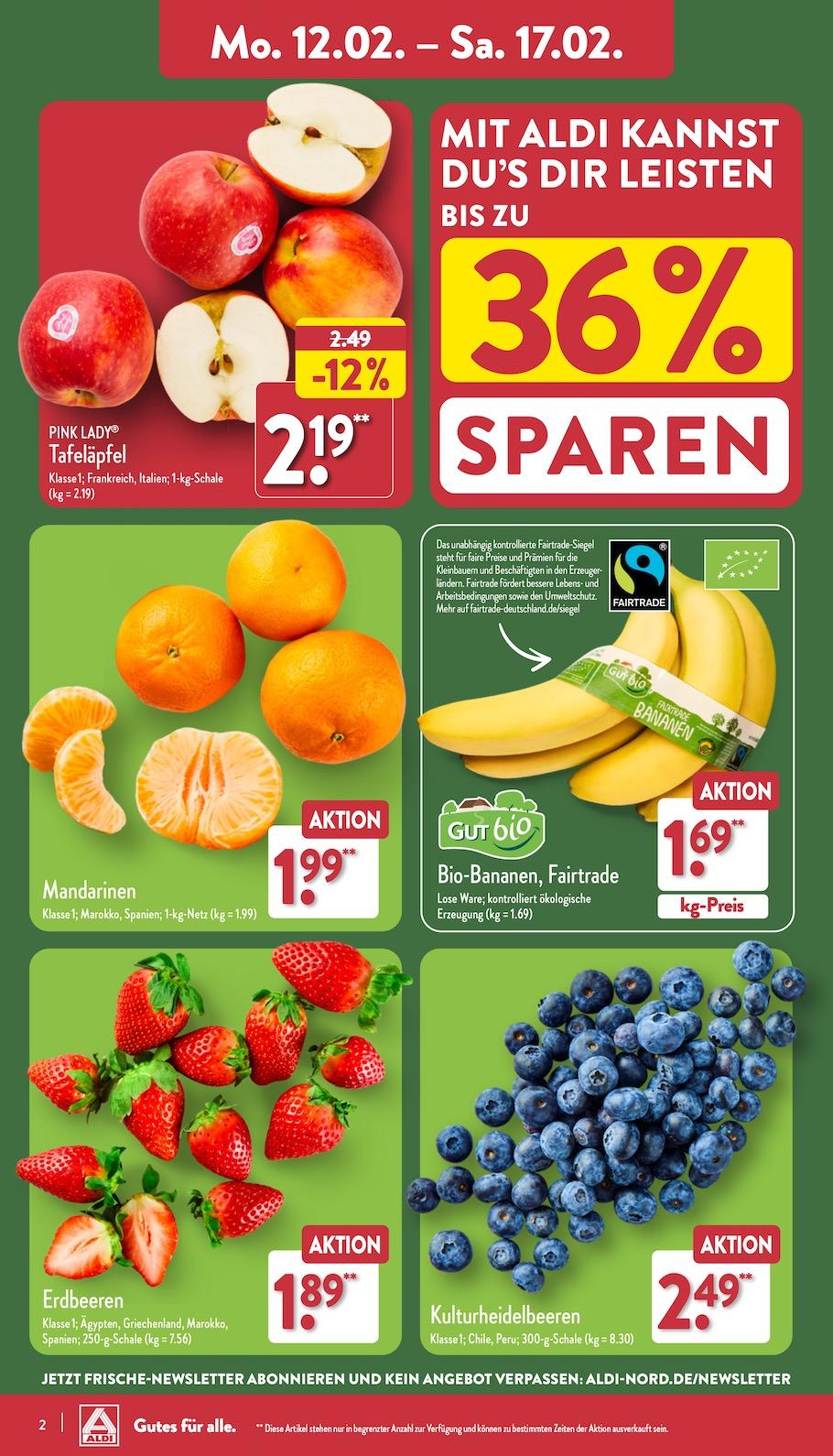Aldi Aldi Nord Prospekt ab Montag Seite 2
