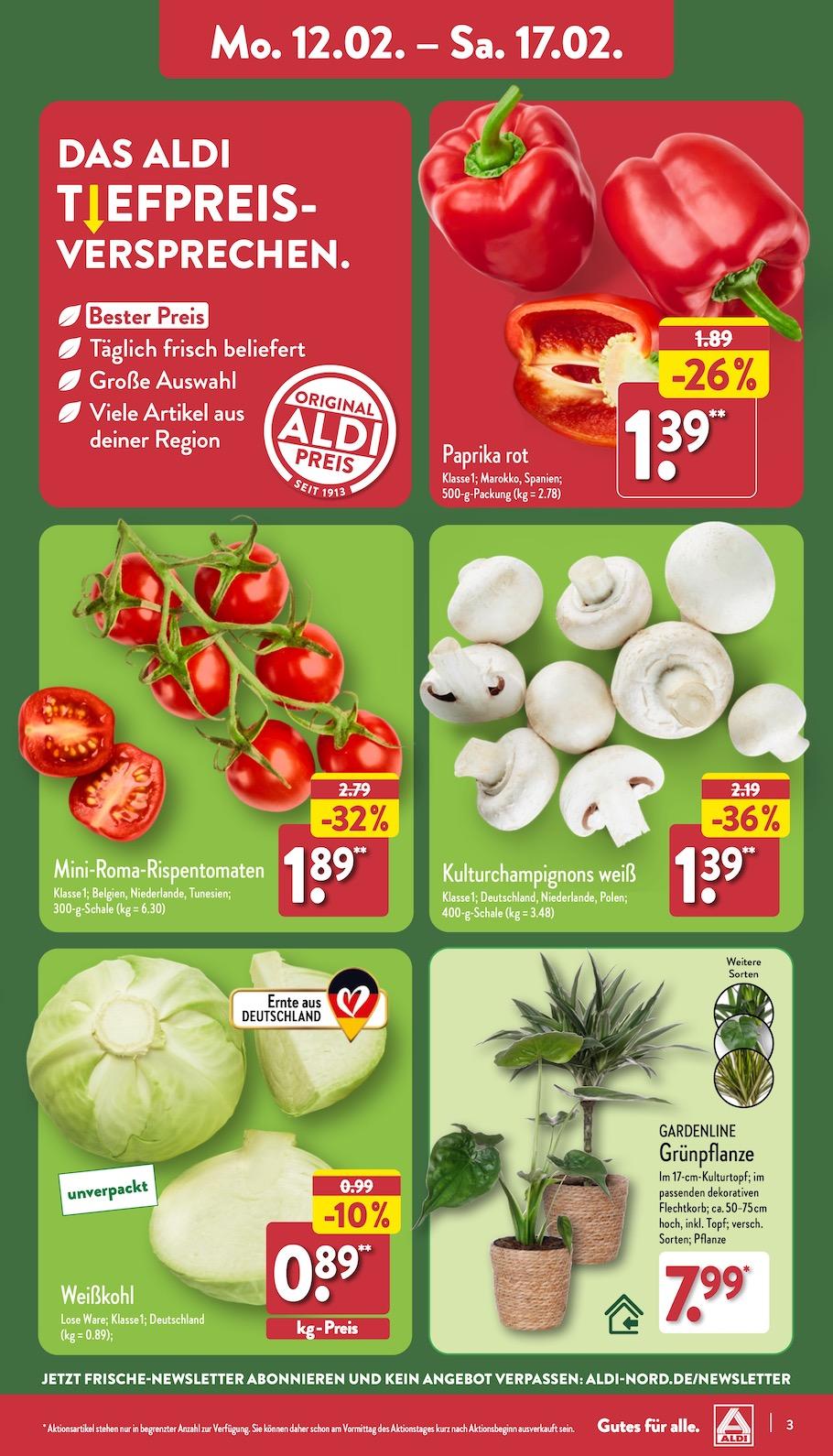 Aldi Aldi Nord Prospekt ab Montag Seite 3