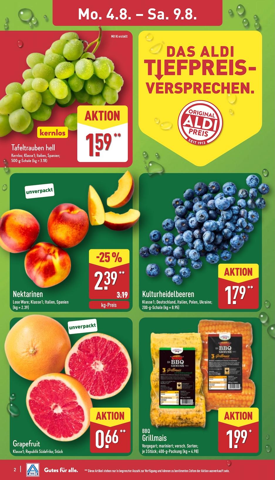 Aldi Aldi Nord Prospekt ab Montag Seite 2
