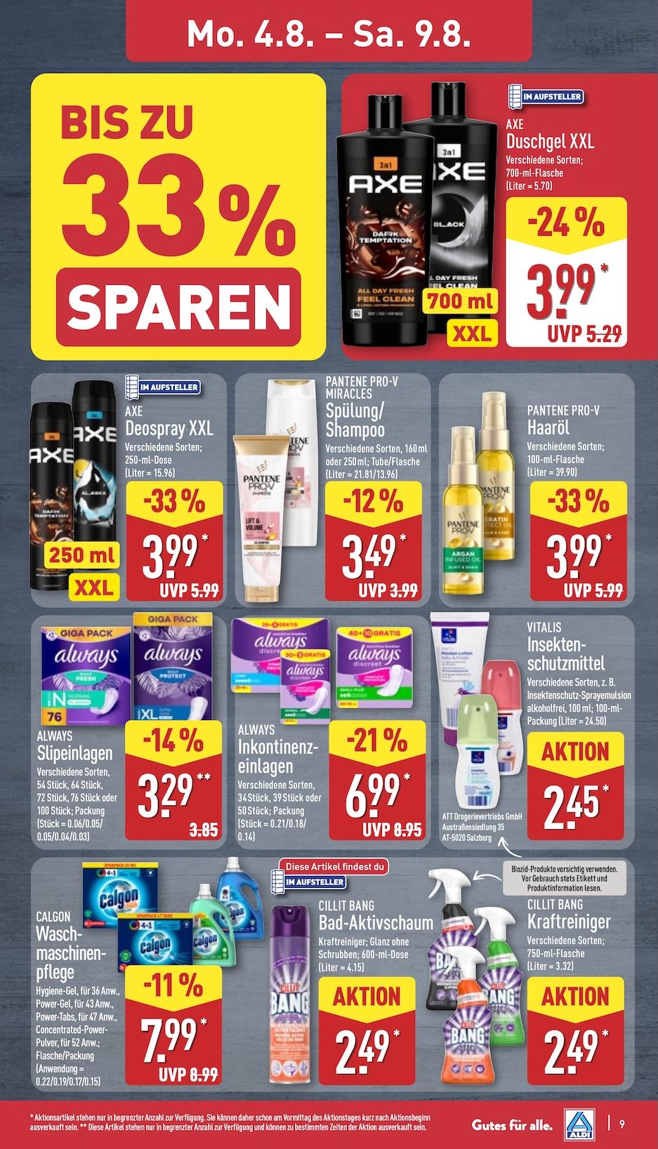 Aldi Aldi Nord Prospekt ab Montag Seite 9