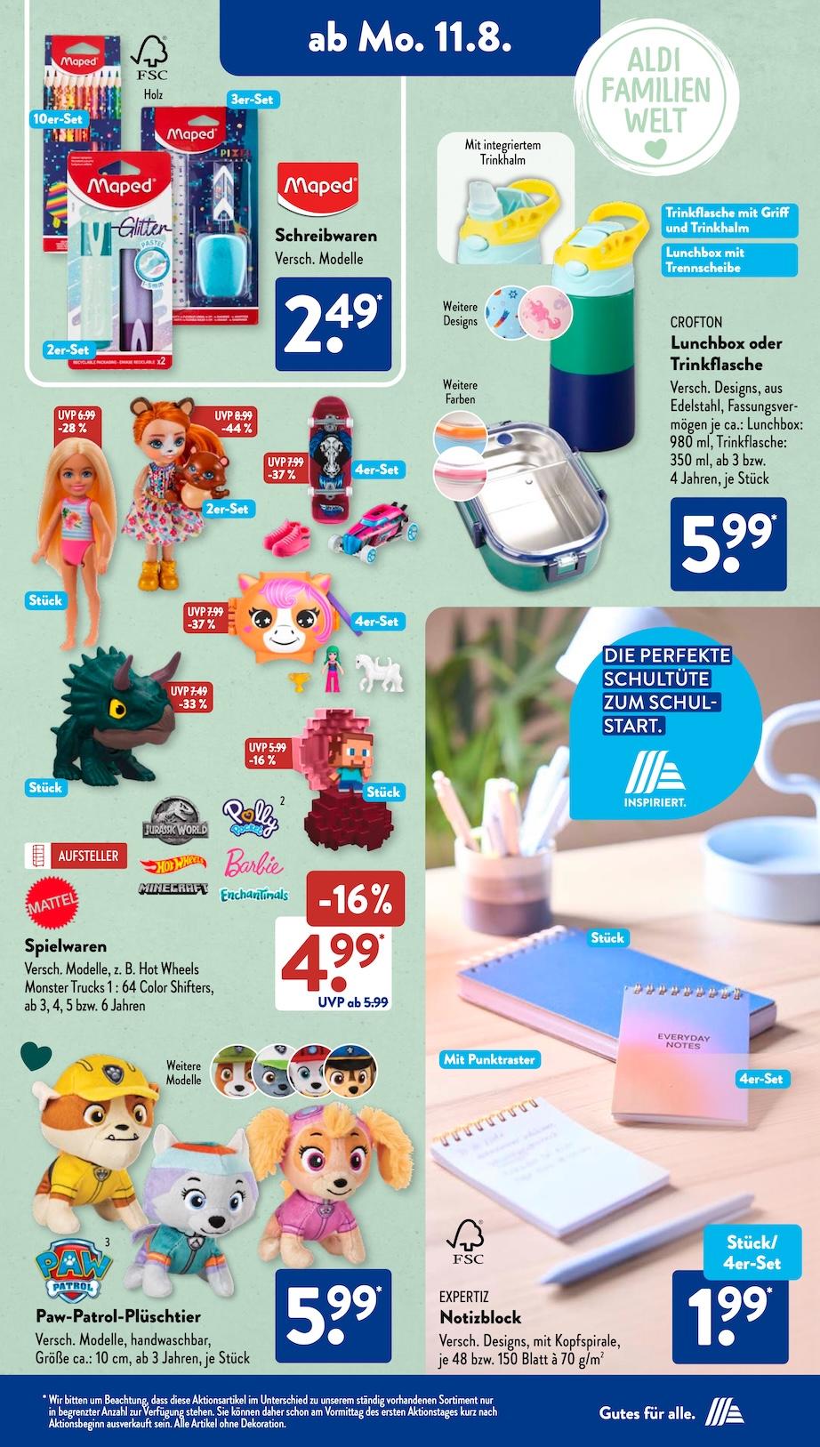 Aldi Aldi Süd Prospekt ab Montag Seite 3