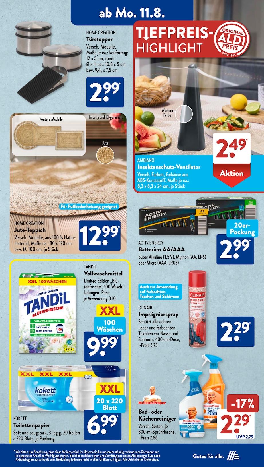 Aldi Aldi Süd Prospekt ab Montag Seite 7