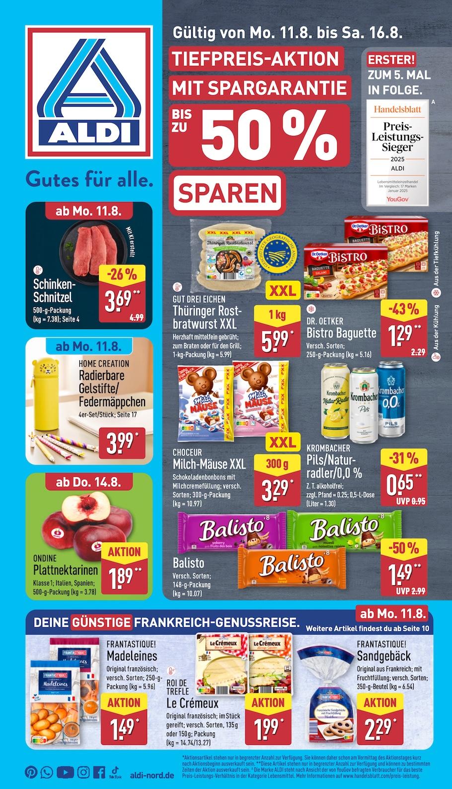 Aldi Aldi Nord Prospekt ab Montag Seite 1
