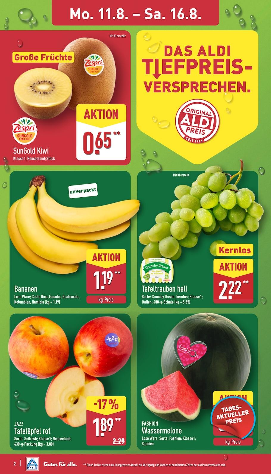 Aldi Aldi Nord Prospekt ab Montag Seite 2