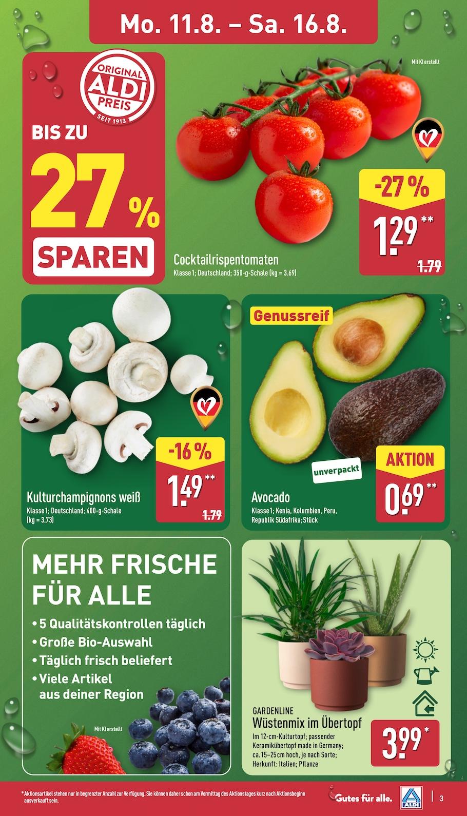 Aldi Aldi Nord Prospekt ab Montag Seite 3