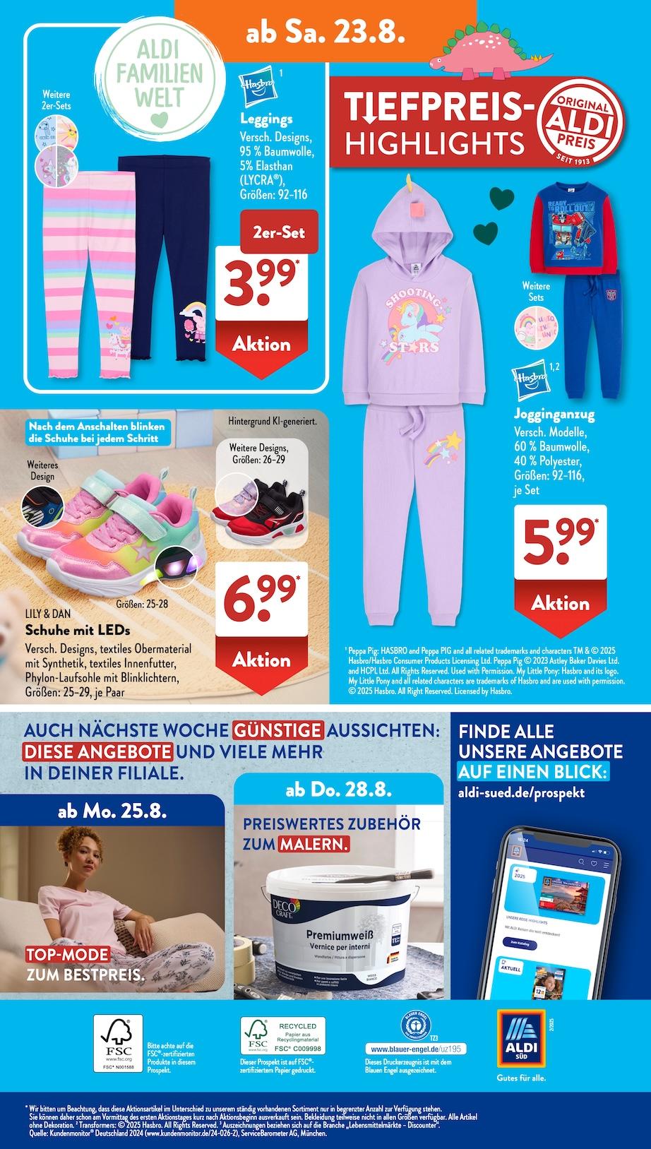 Aldi Aldi Süd Prospekt ab Montag Seite 20