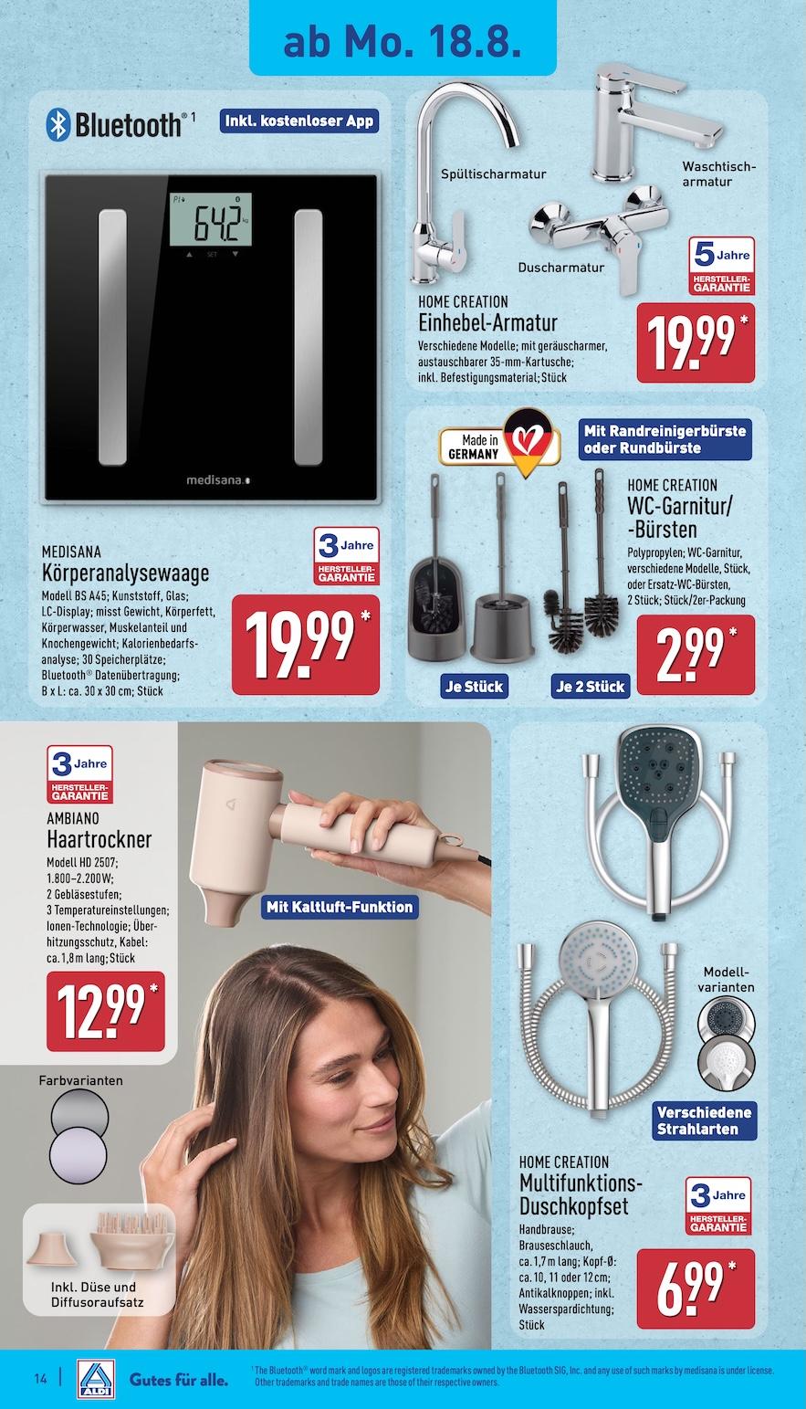 Aldi Aldi Nord Prospekt ab Montag Seite 14