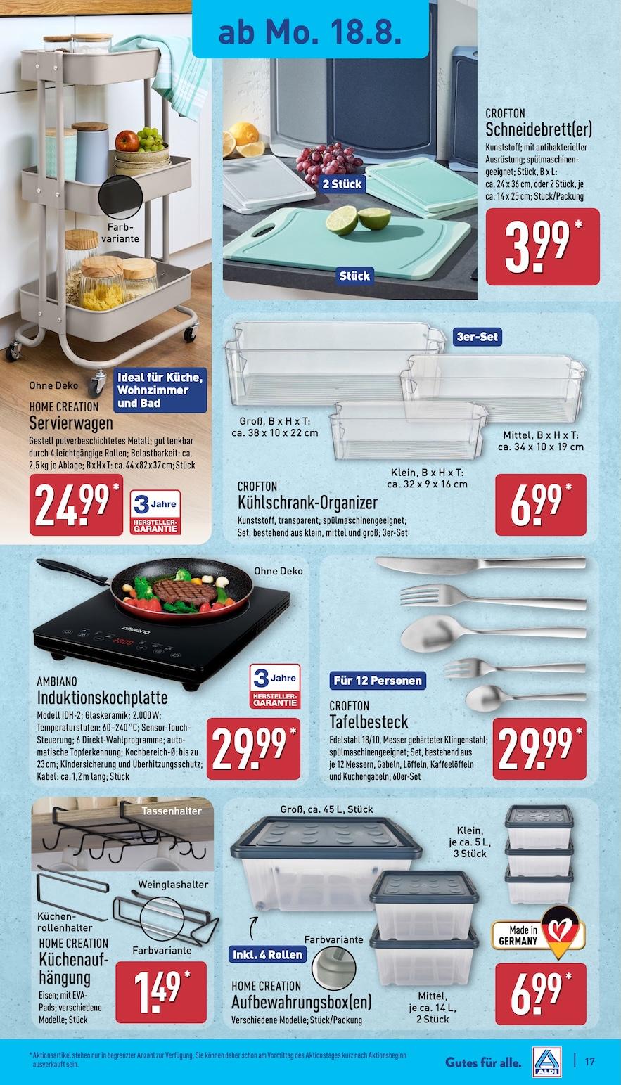 Aldi Aldi Nord Prospekt ab Montag Seite 17