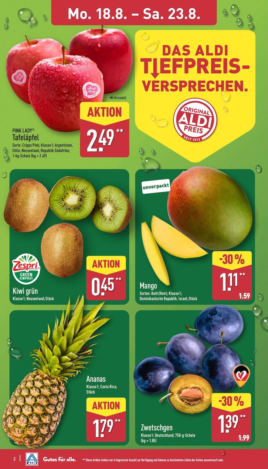 Aldi Aldi Nord Prospekt ab Montag Seite 2