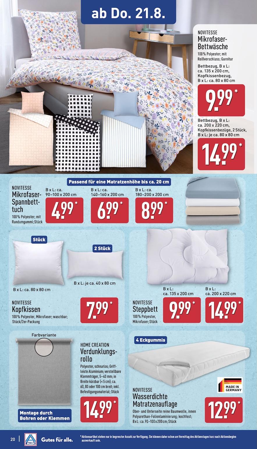 Aldi Aldi Nord Prospekt ab Montag Seite 20