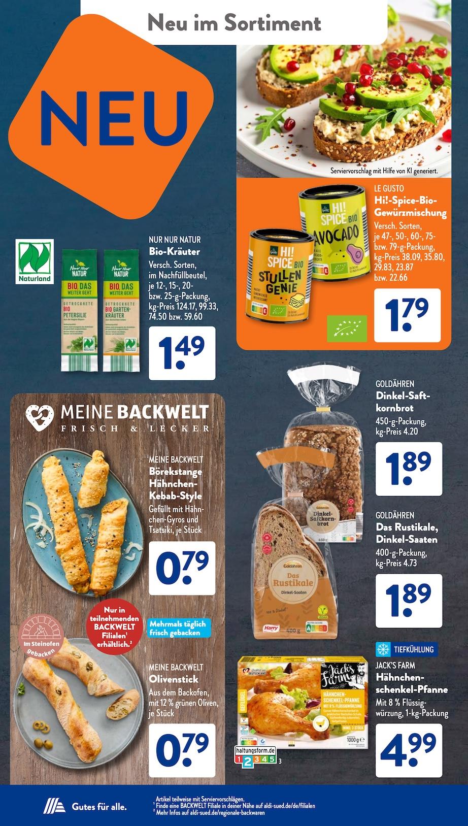 Aldi Aldi Süd Prospekt ab Montag Seite 21