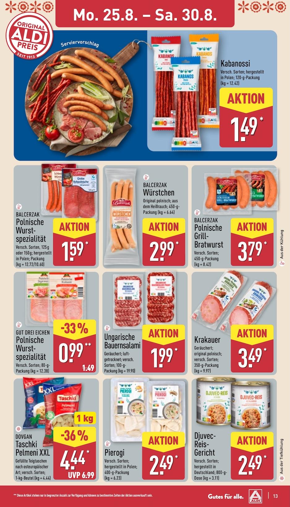 Aldi Aldi Nord Prospekt ab Montag Seite 13