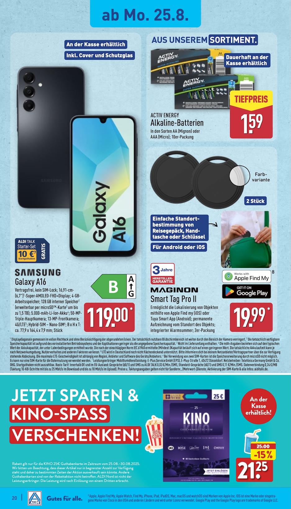Aldi Aldi Nord Prospekt ab Montag Seite 20