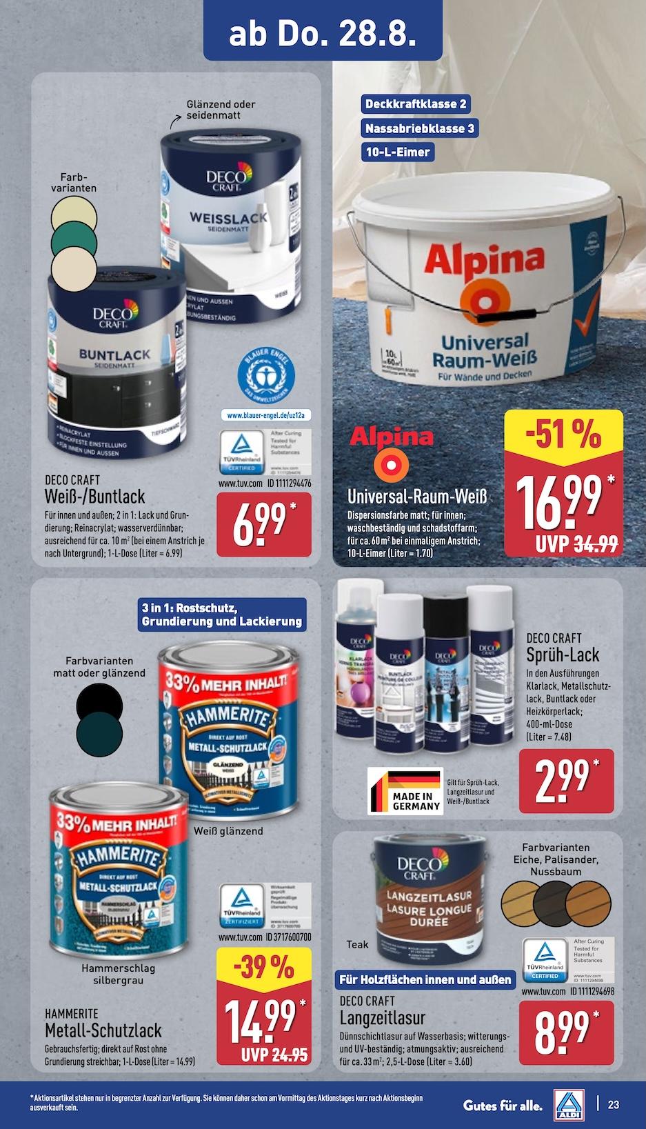 Aldi Aldi Nord Prospekt ab Montag Seite 23