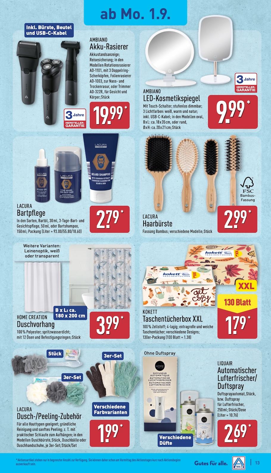 Aldi Aldi Nord Prospekt ab Montag Seite 13
