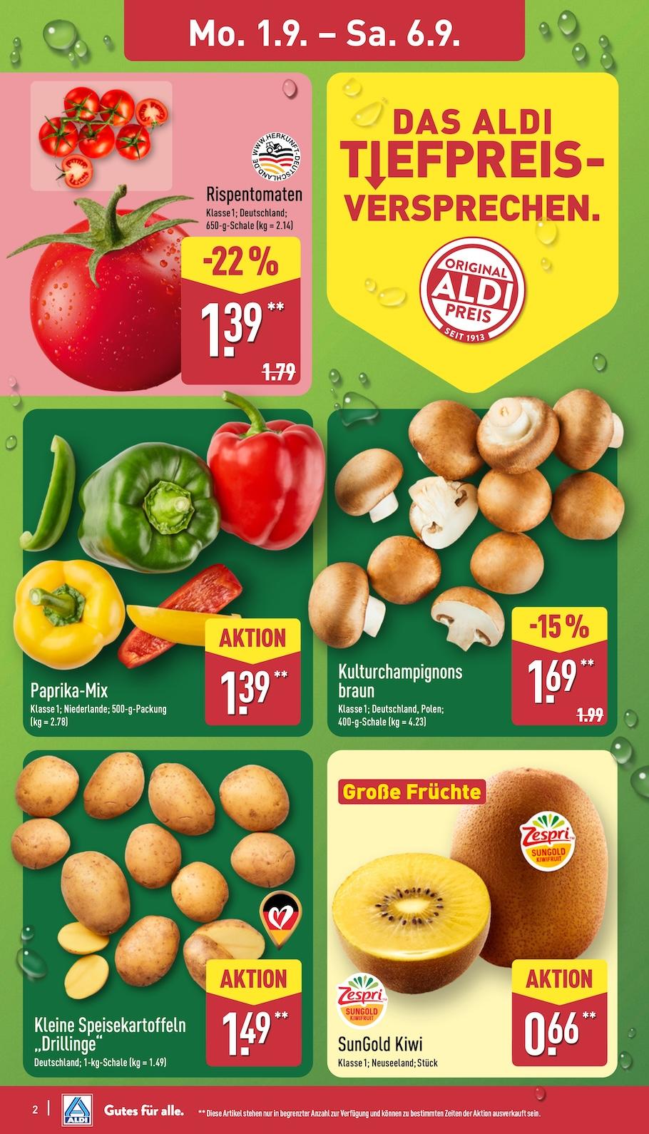 Aldi Aldi Nord Prospekt ab Montag Seite 2