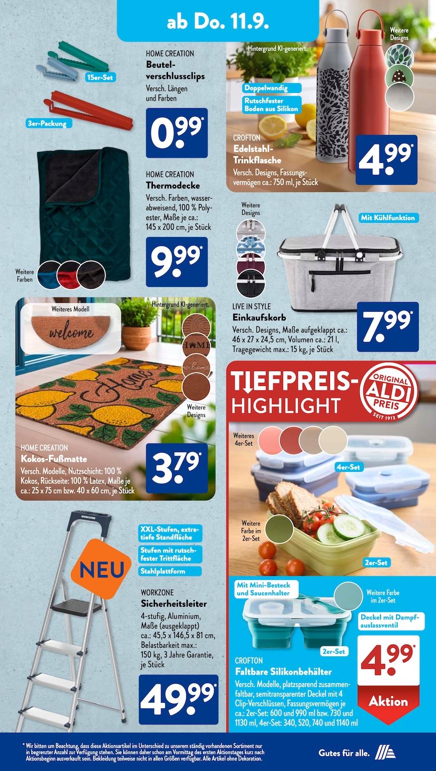 Aldi Aldi Süd Prospekt ab Montag Seite 10
