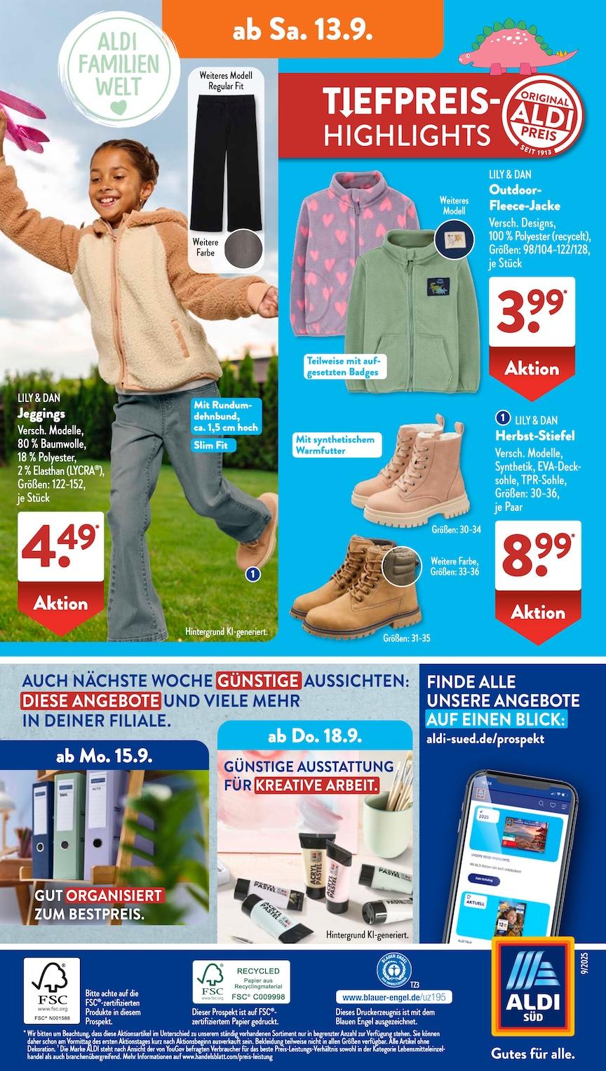 Aldi Aldi Süd Prospekt ab Montag Seite 21