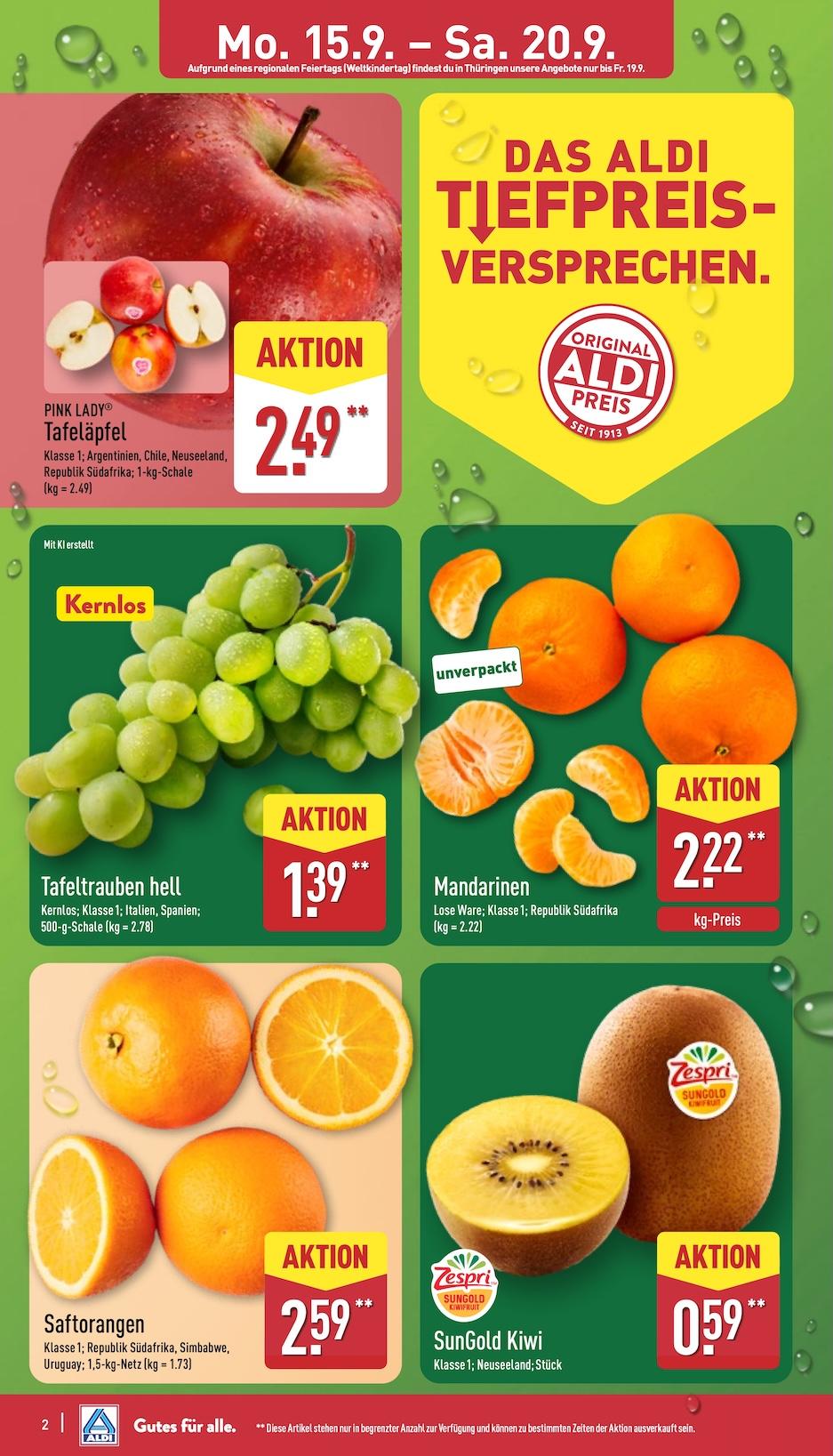 Aldi Aldi Nord Prospekt ab Montag Seite 2