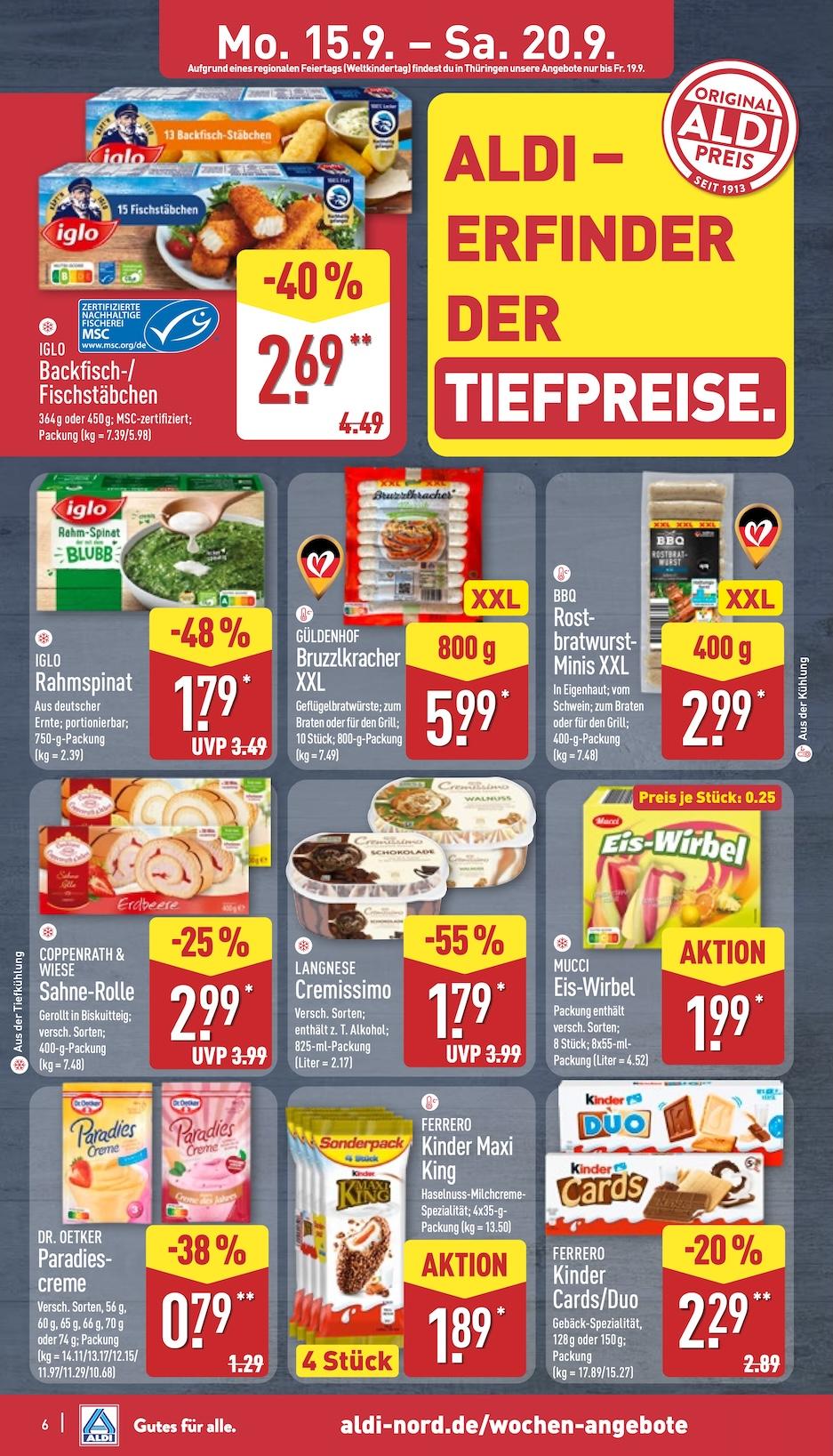 Aldi Aldi Nord Prospekt ab Montag Seite 6