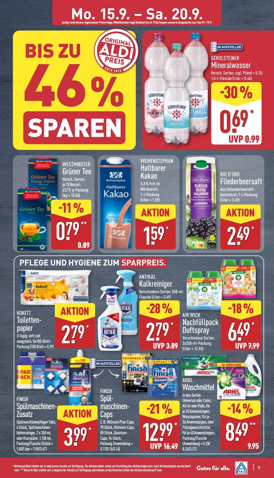 Aldi Aldi Nord Prospekt ab Montag Seite 9