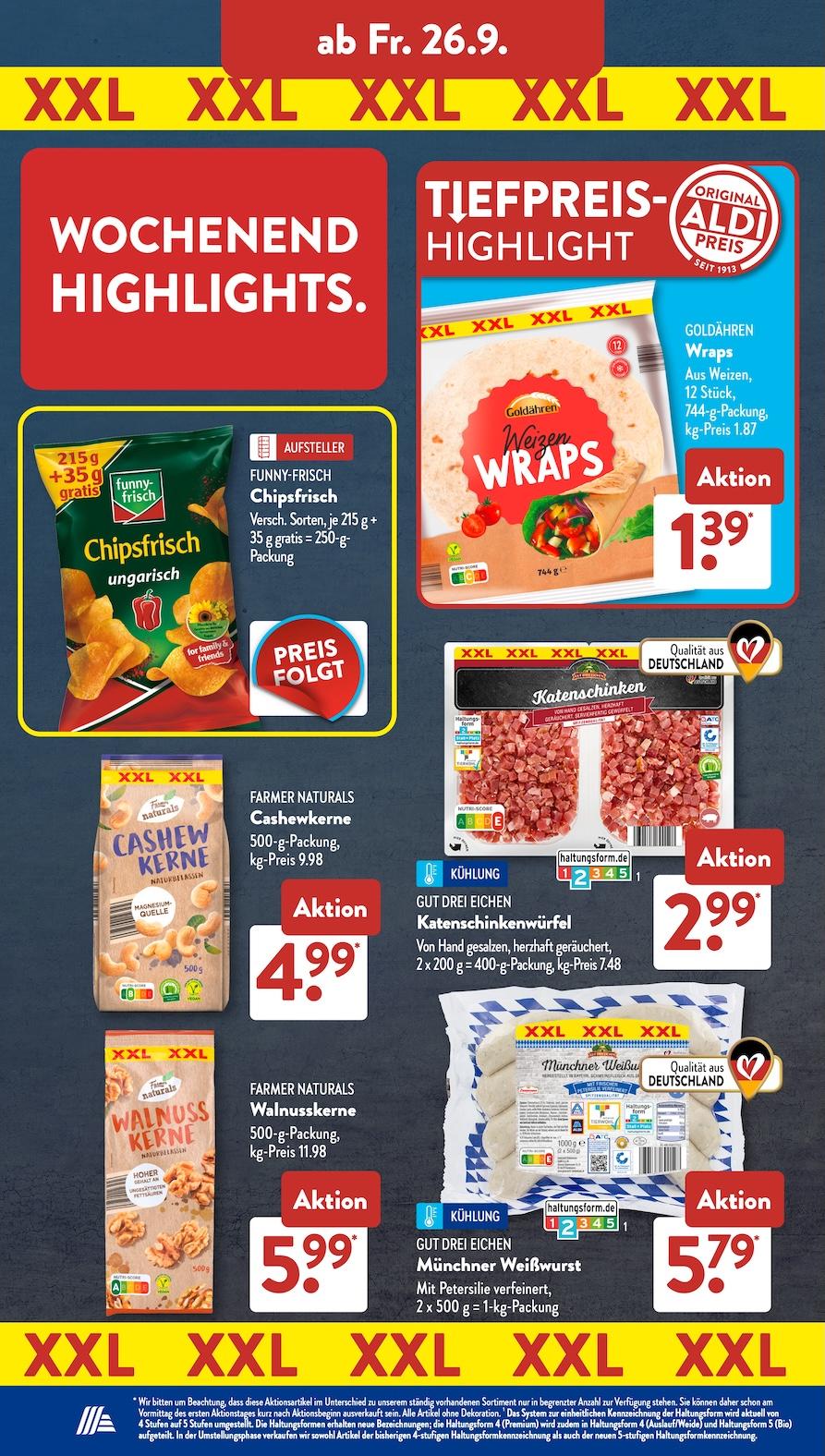 Aldi Aldi Süd Prospekt ab Montag Seite 18