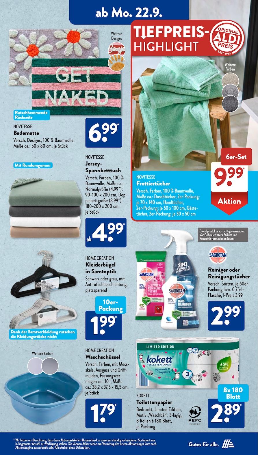 Aldi Aldi Süd Prospekt ab Montag Seite 4